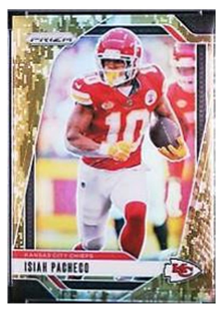 2024 Panini Prizm Base Set Isiah Pacheco #139 card