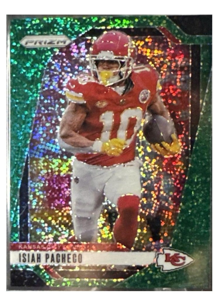 2024 Panini Prizm Base Set Isiah Pacheco #139 card