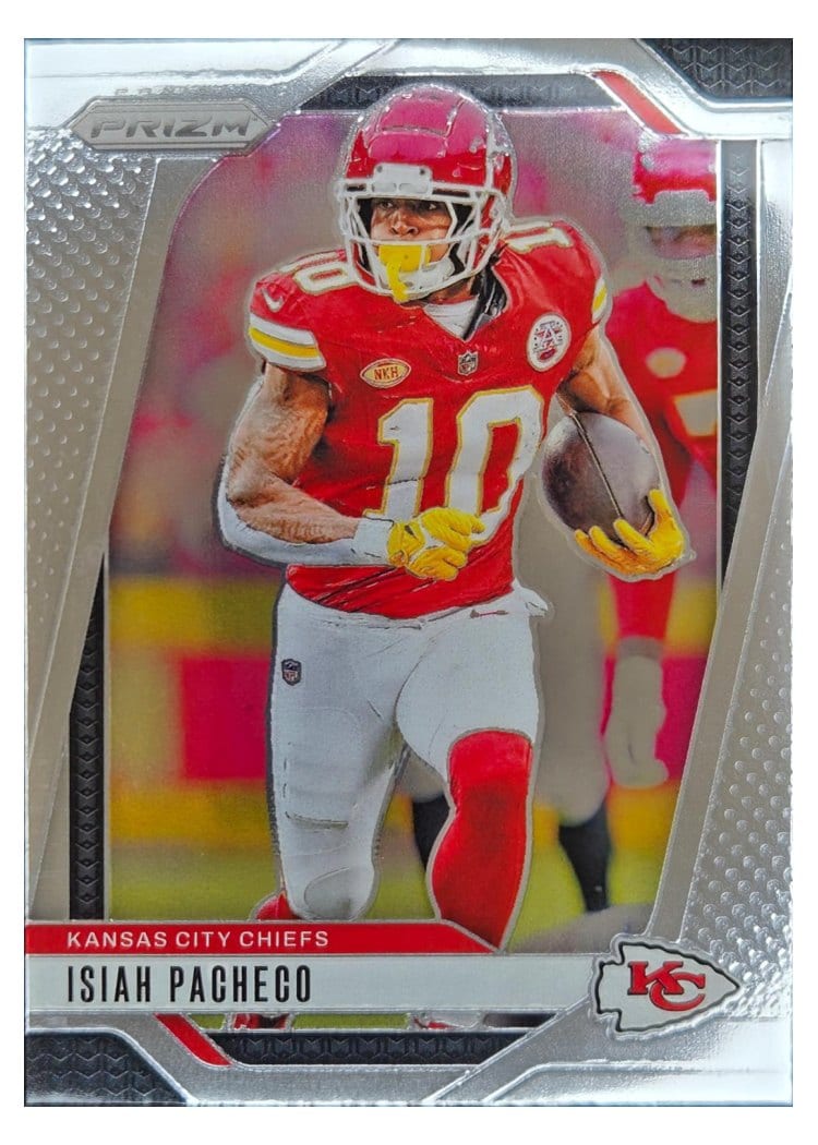 2024 Panini Prizm Base Set Isiah Pacheco #139 card