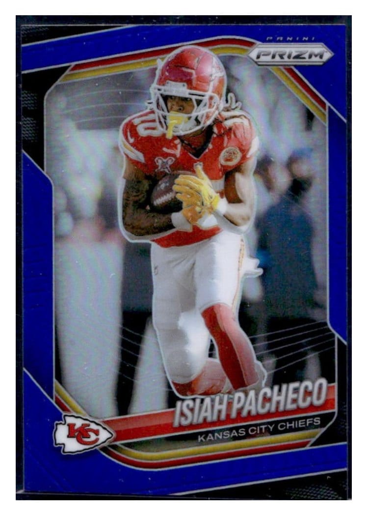 2025 Panini Prizm Base Set Isiah Pacheco #126 card