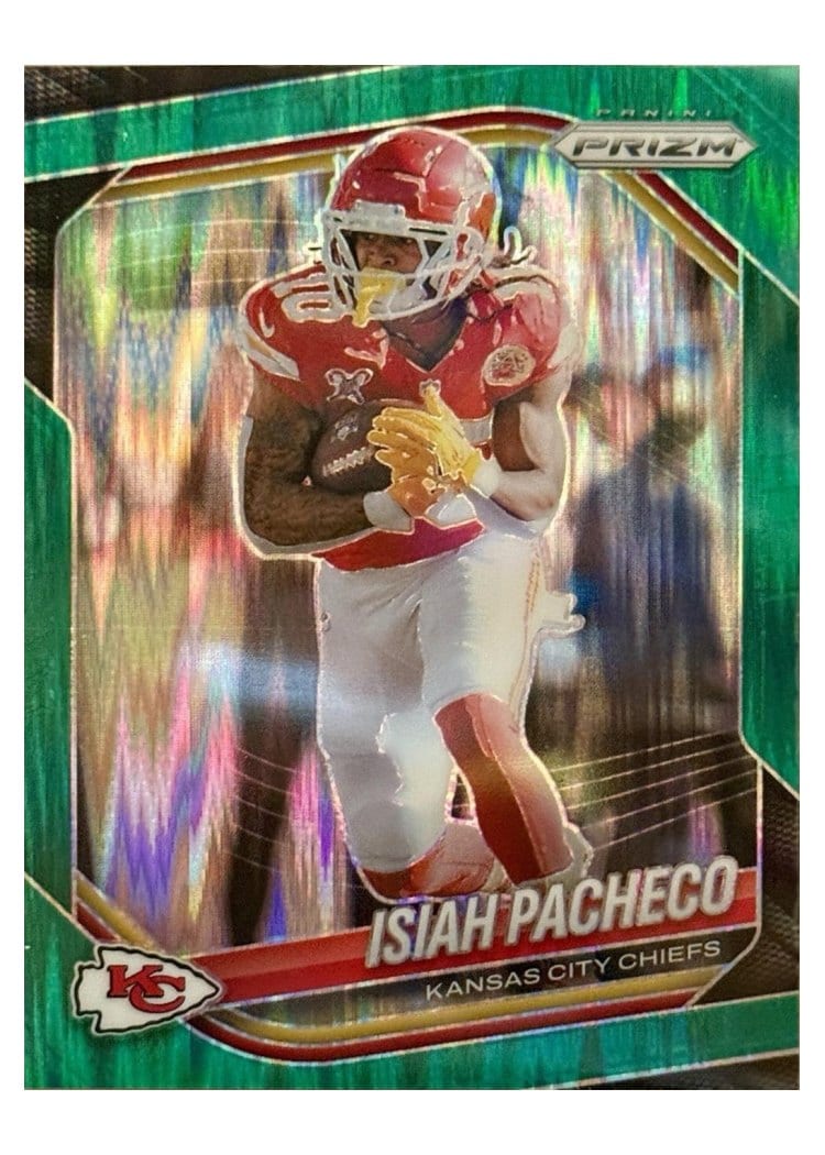2025 Panini Prizm Base Set Isiah Pacheco #126 card