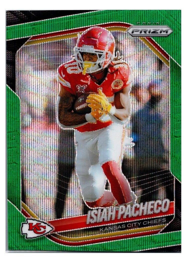 2025 Panini Prizm Base Set Isiah Pacheco #126 card