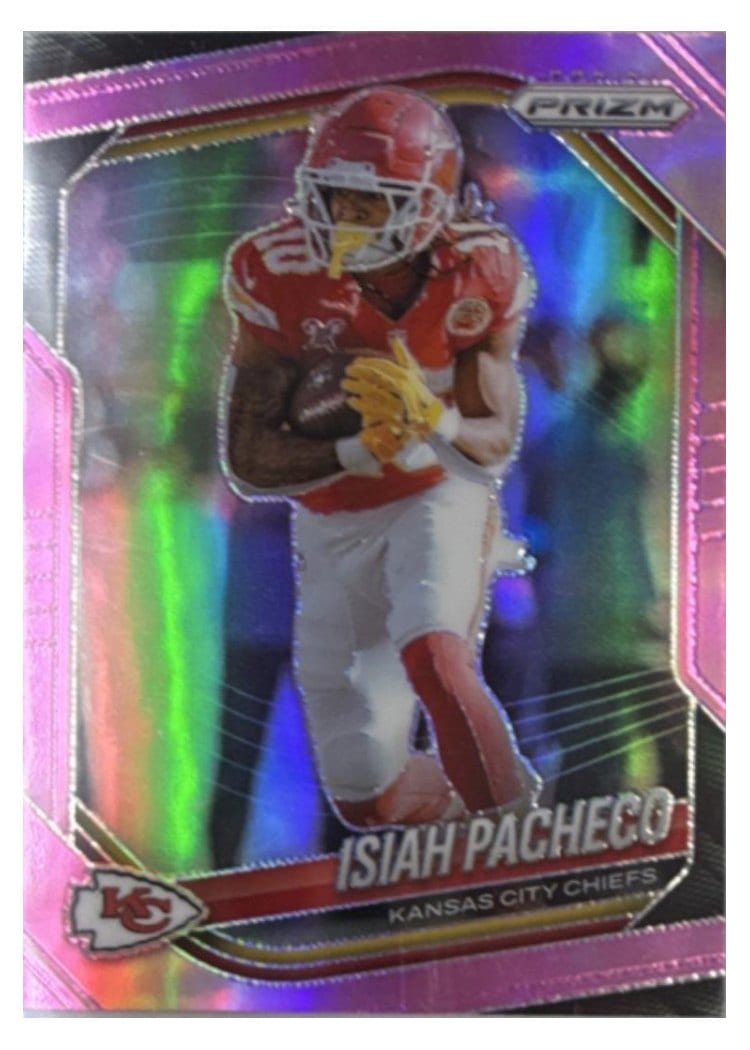 2025 Panini Prizm Base Set Isiah Pacheco #126 card