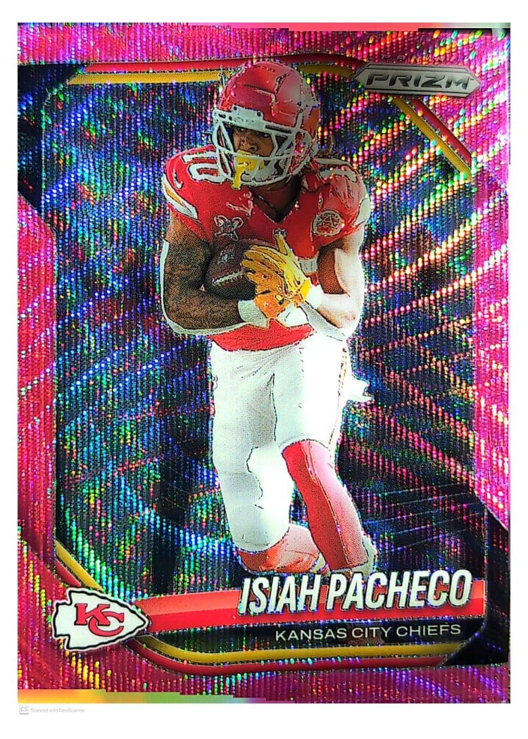 2025 Panini Prizm Base Set Isiah Pacheco #126 card