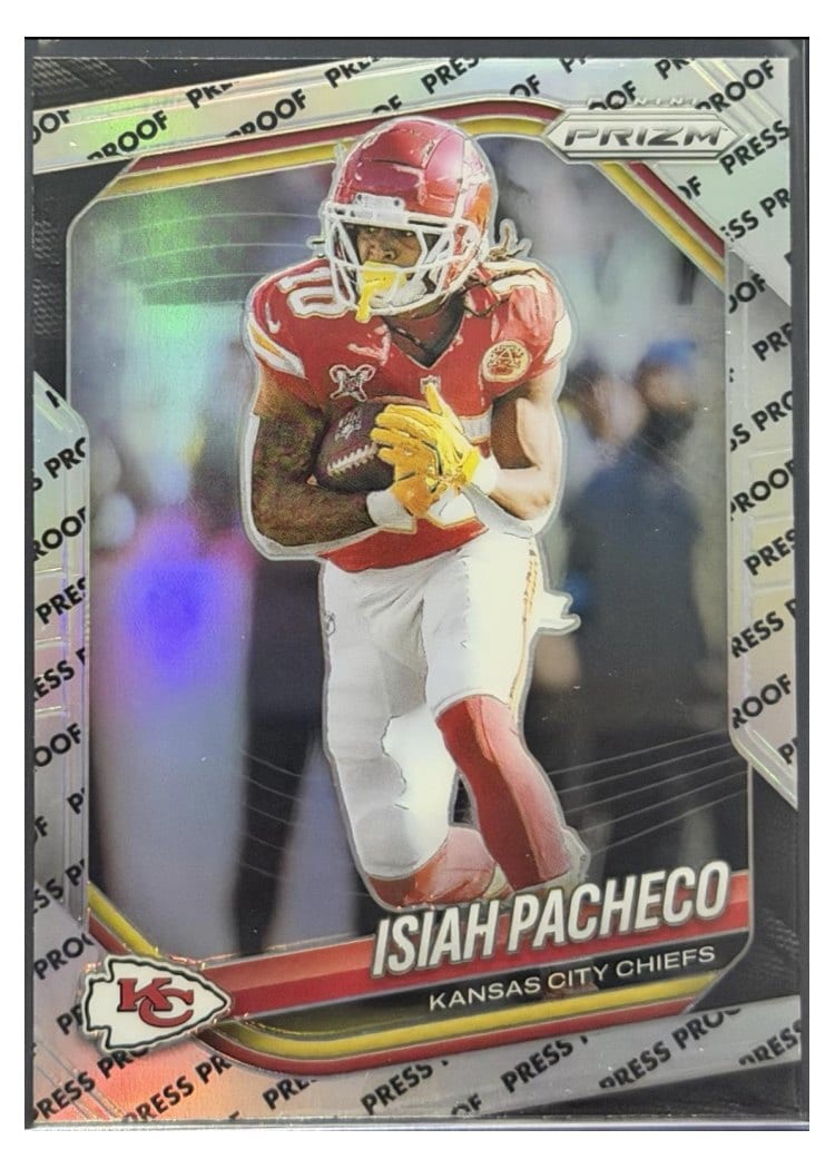 2025 Panini Prizm Base Set Isiah Pacheco #126 card