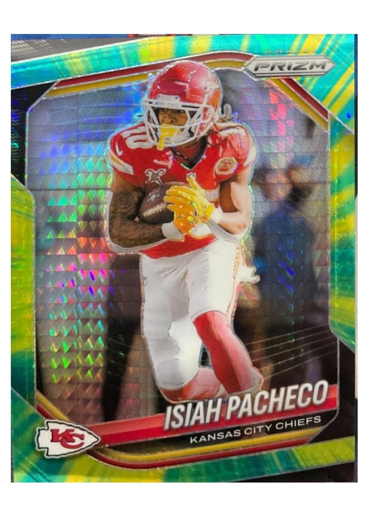 2025 Panini Prizm Base Set Isiah Pacheco #126 card