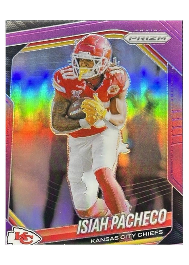 2025 Panini Prizm Base Set Isiah Pacheco #126 card