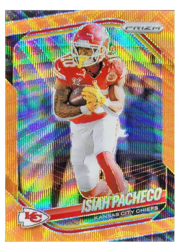 2025 Panini Prizm Base Set Isiah Pacheco #126 card