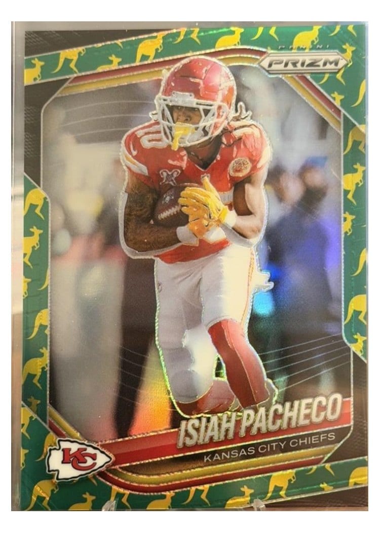 2025 Panini Prizm Base Set Isiah Pacheco #126 card