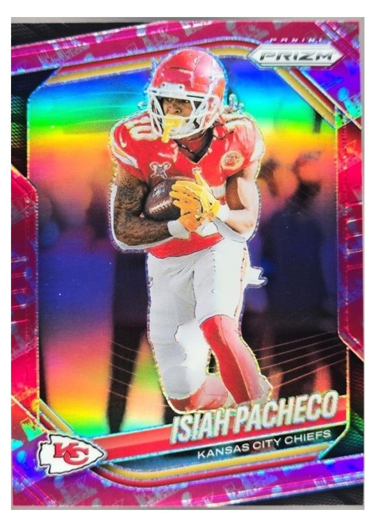 2025 Panini Prizm Base Set Isiah Pacheco #126 card