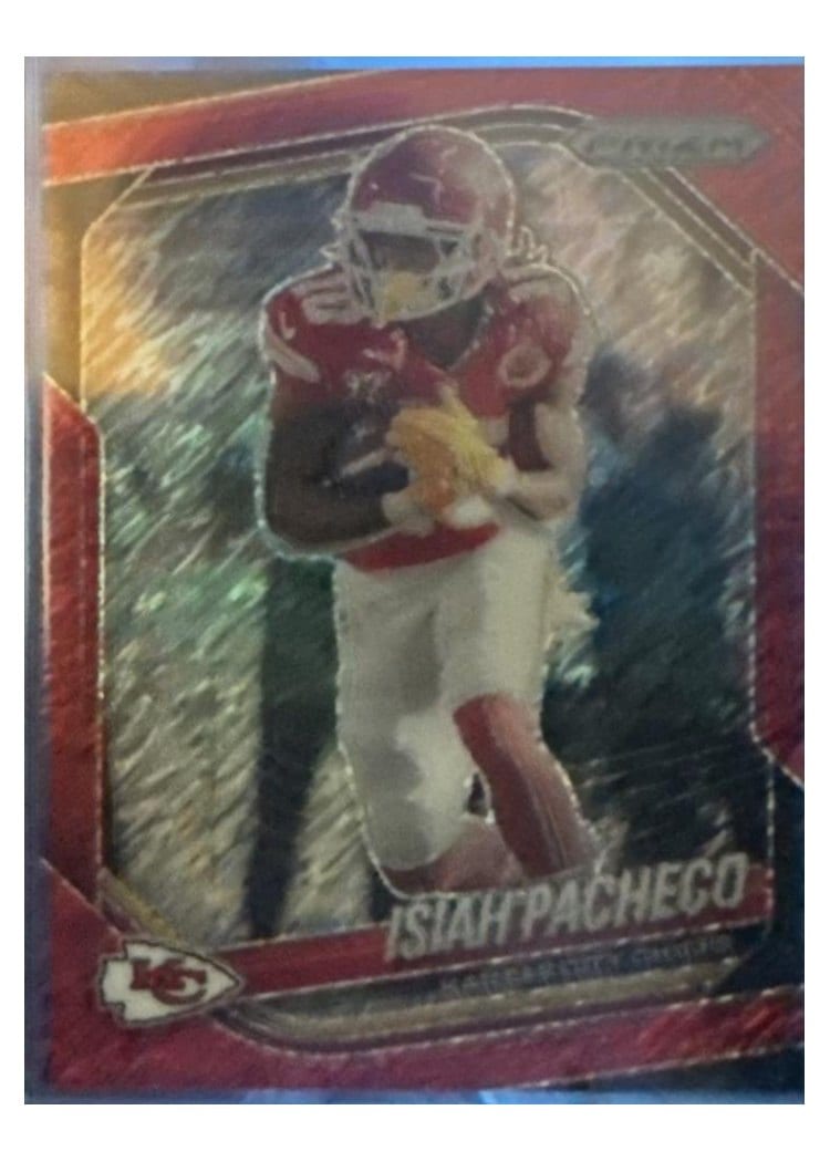 2025 Panini Prizm Base Set Isiah Pacheco #126 card