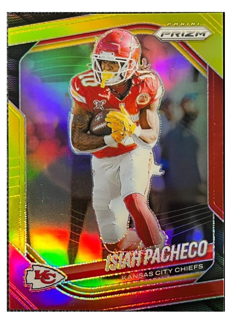 2025 Panini Prizm Base Set Isiah Pacheco #126 card