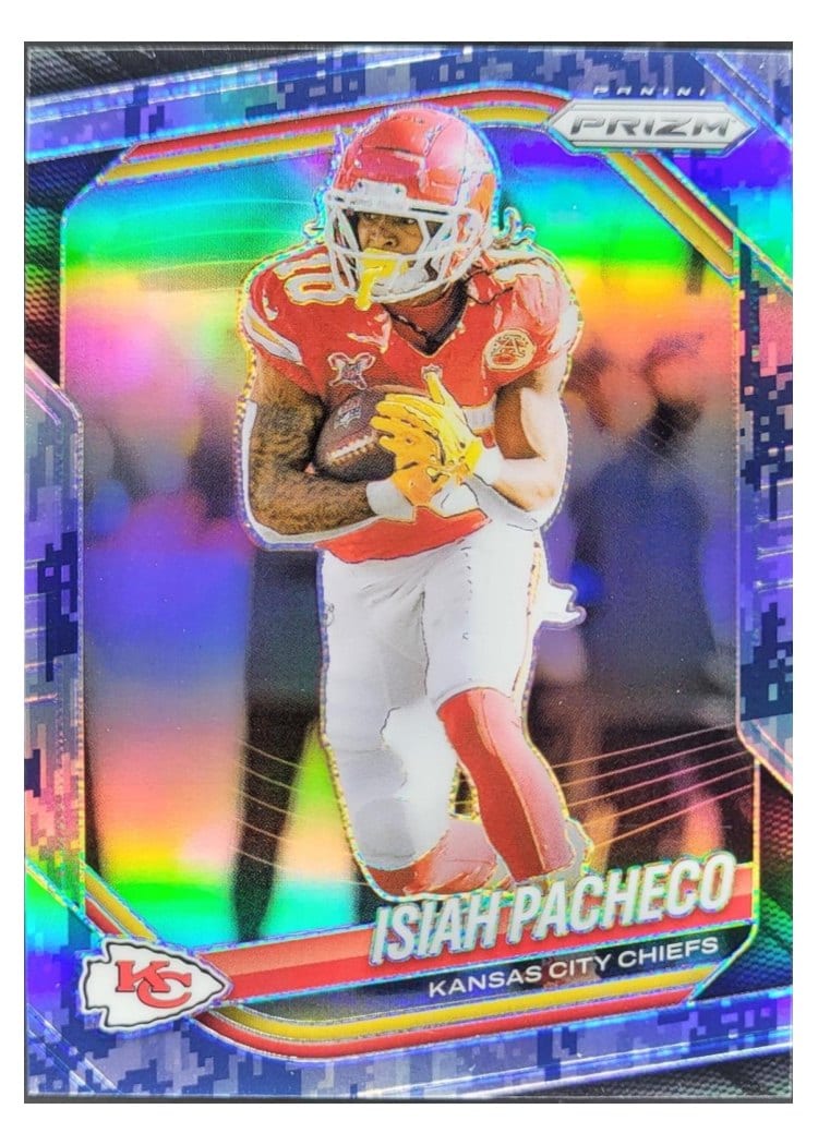 2025 Panini Prizm Base Set Isiah Pacheco #126 card