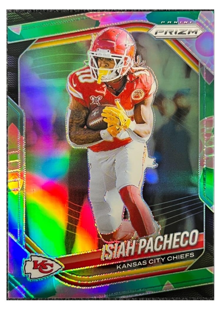 2025 Panini Prizm Base Set Isiah Pacheco #126 card
