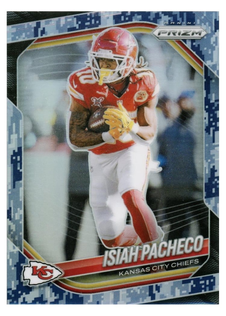 2025 Panini Prizm Base Set Isiah Pacheco #126 card