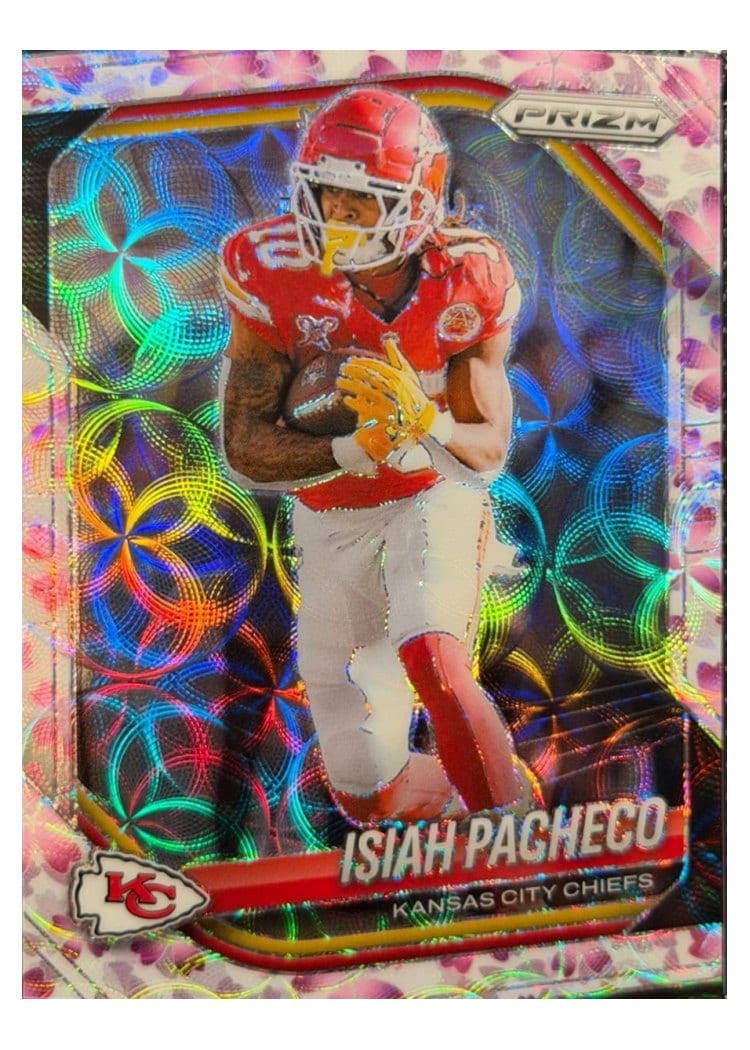 2025 Panini Prizm Base Set Isiah Pacheco #126 card