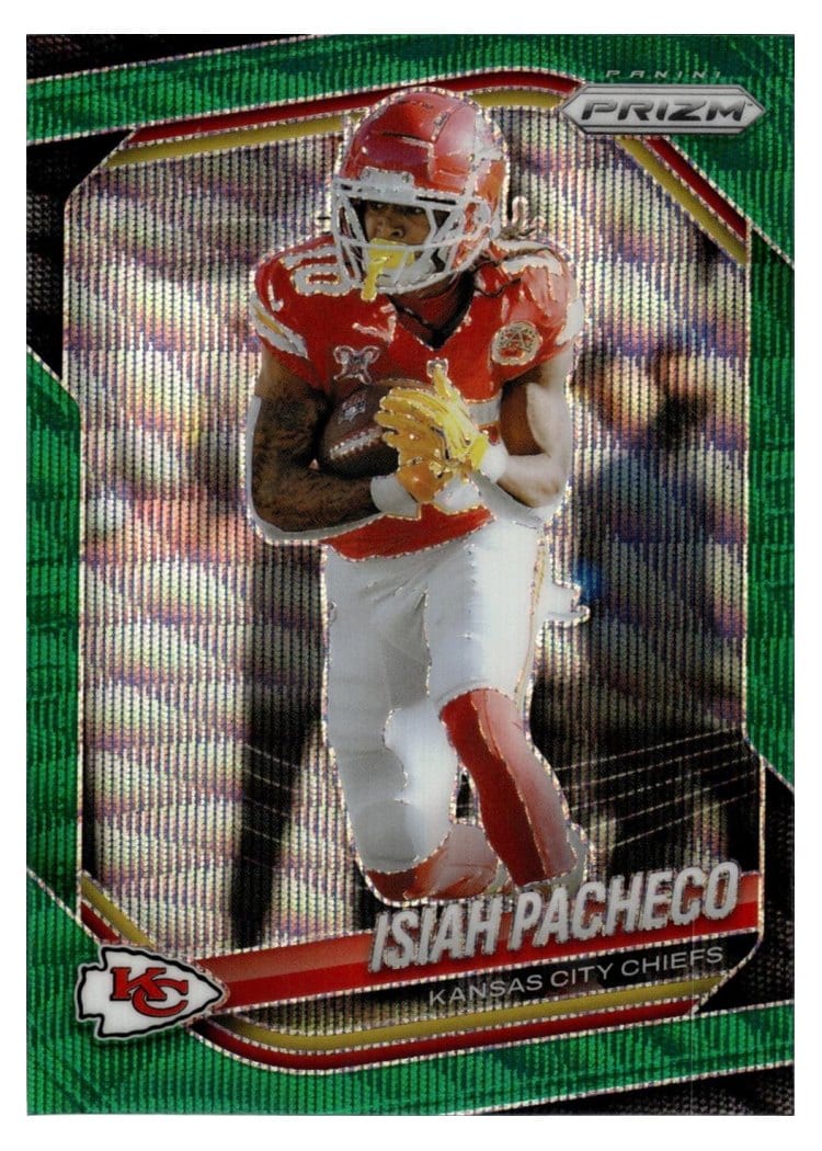 2025 Panini Prizm Base Set Isiah Pacheco #126 card