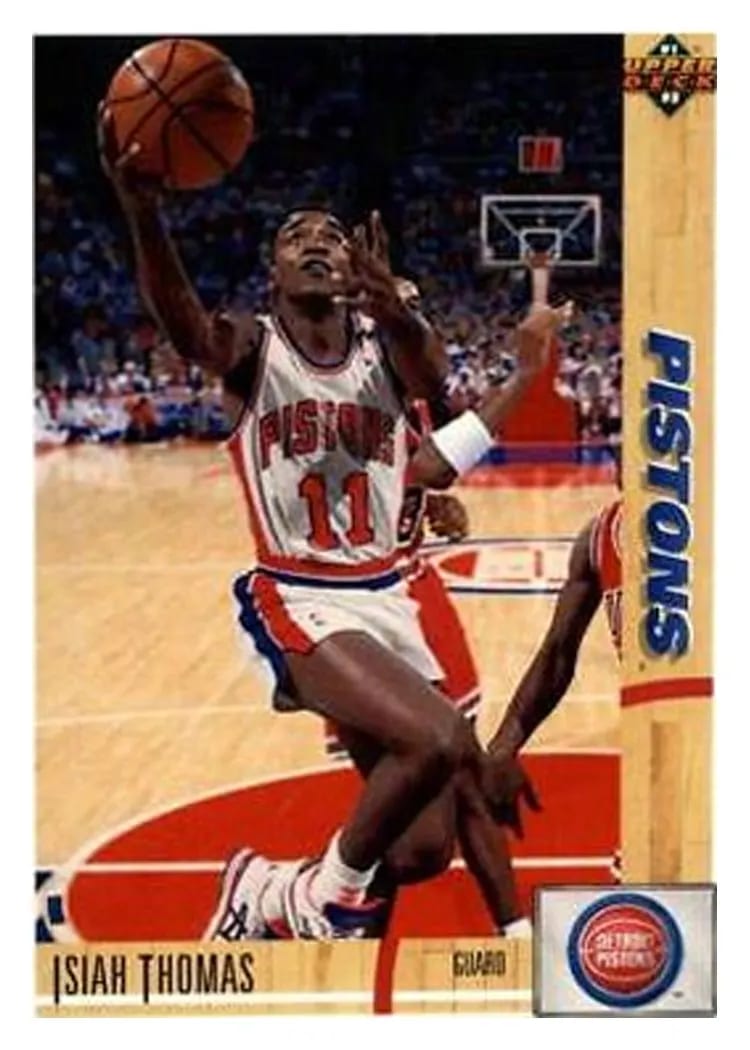 1991 Upper Deck Isiah Thomas #333 card