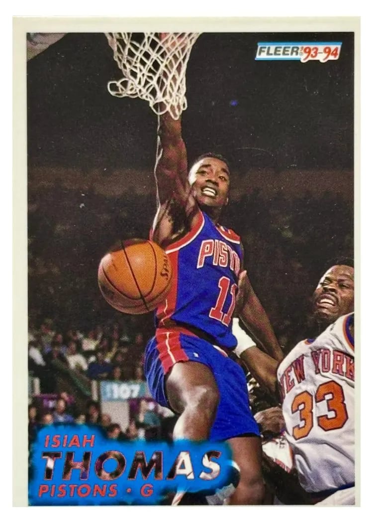 1993 Fleer Isiah Thomas #65 card
