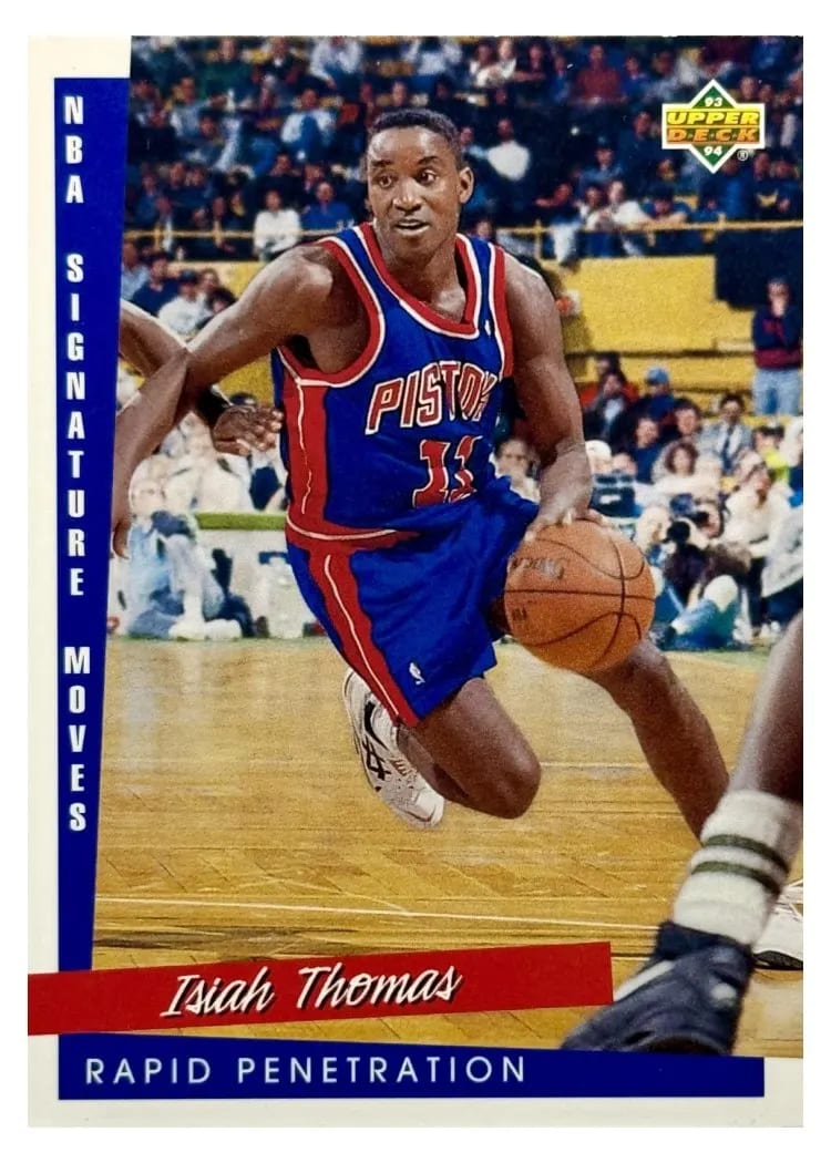 1993 Upper Deck Isiah Thomas #245 card