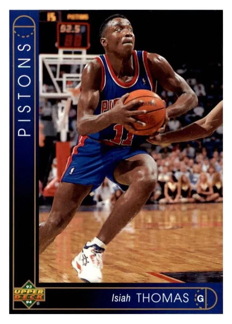 1993 Upper Deck Isiah Thomas #264 card