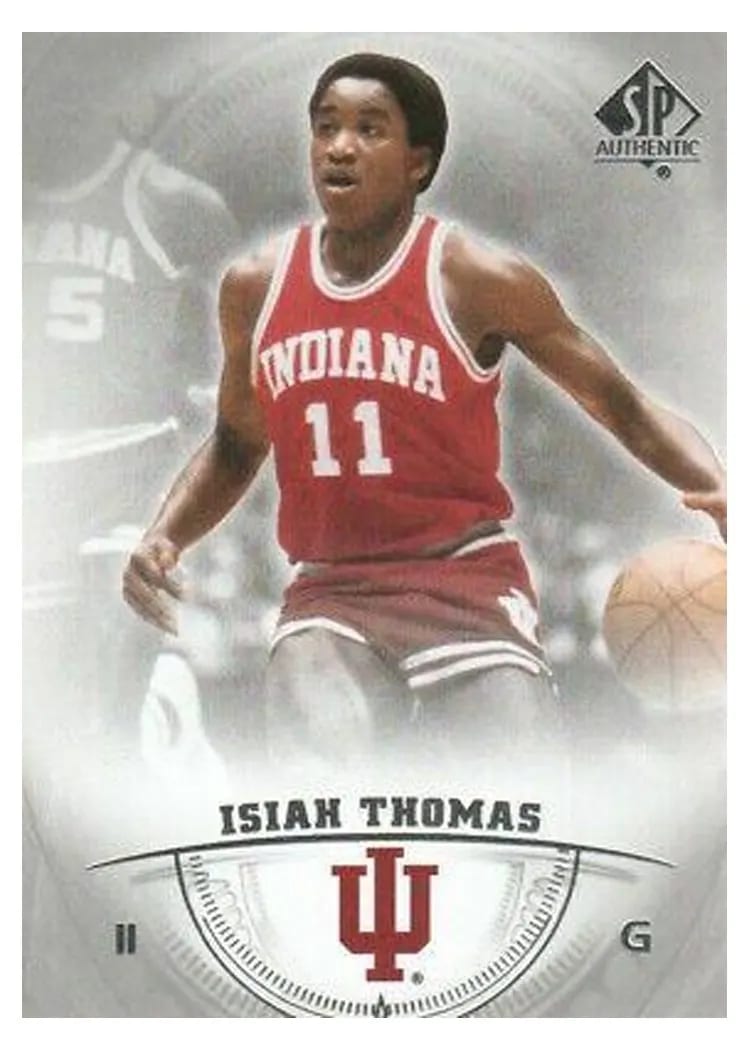 2013 SP Authentic Isiah Thomas #5 card