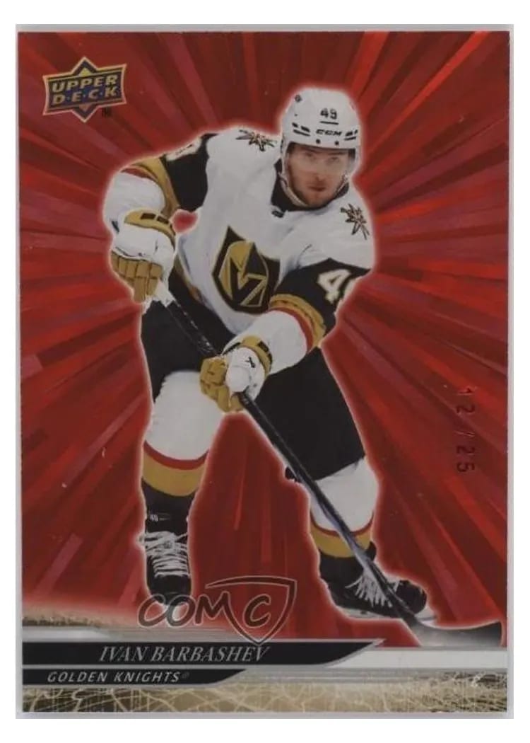 2024-25 Upper Deck Base Set Ivan Barbashev Outburst Red #184