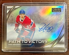 2025-26 O-Pee-Chee Platinum Path to Victory Rainbow Auto Ivan Demidov #PV-21 card