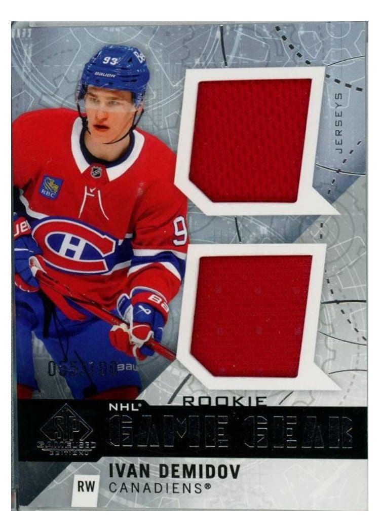 2025-26 SP Game Used Game Gear Ivan Demidov #GG-ID card