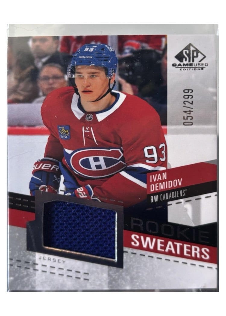 2025-26 SP Game Used Rookie Sweaters Ivan Demidov #RS-ID