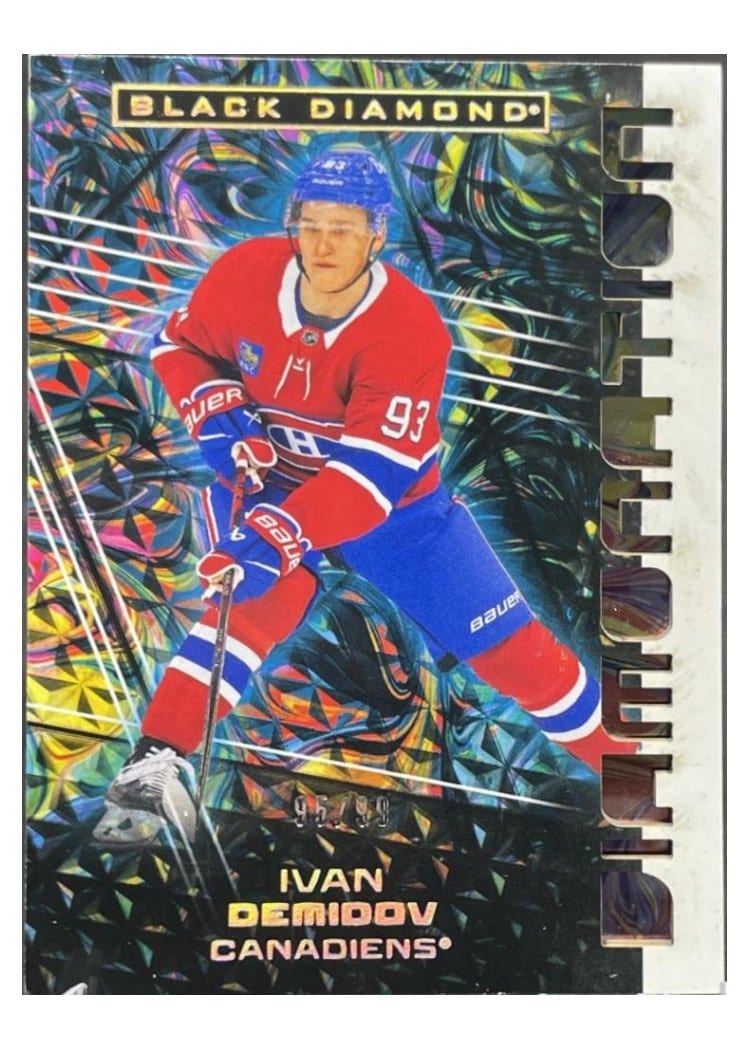 2025-26 Upper Deck Black Diamond Diamonation Ivan Demidov #DN-ID card