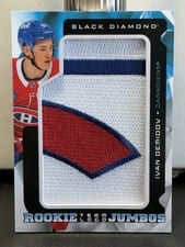2025-26 Upper Deck Black Diamond Rookie Team Logo Jumbo Puzzle Patch Ivan Demidov #RTL-ID