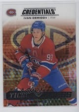 2025-26 Upper Deck Credentials Acetate Debut Ticket Access Ivan Demidov #DTAA-ID