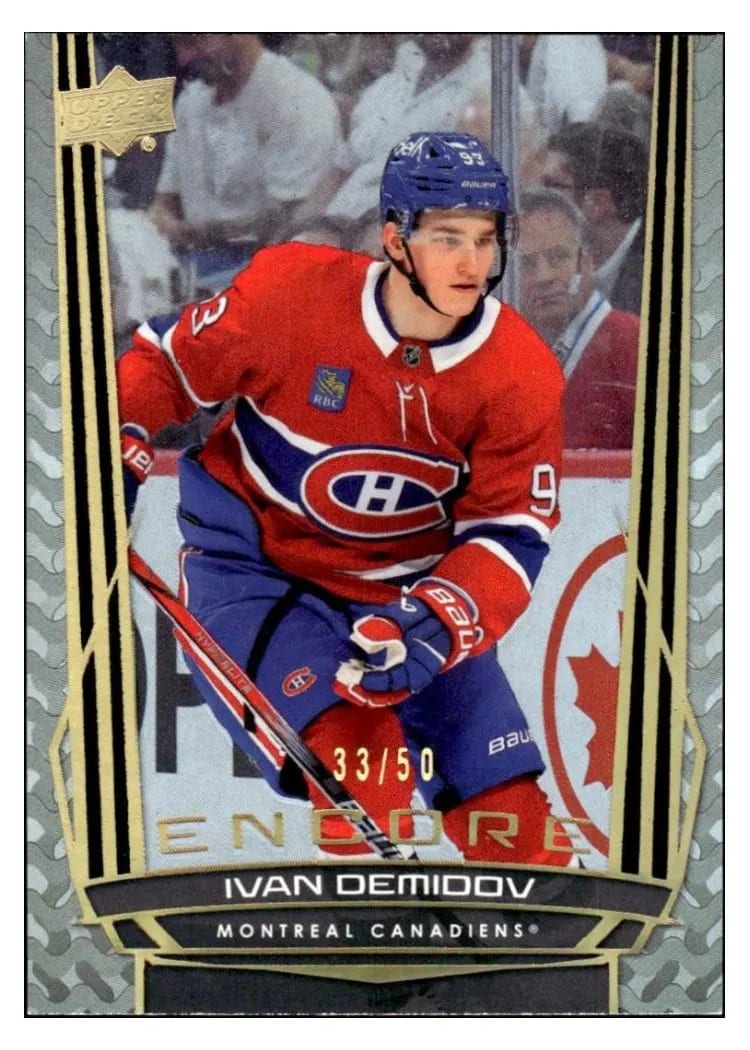 2025 Upper Deck Encore Ivan Demidov #E-36 card