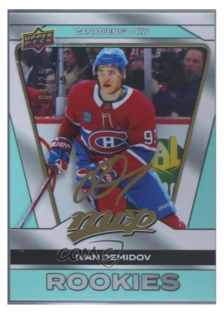 2025 Upper Deck MVP Ivan Demidov #233 card