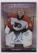 2024-25 O-Pee-Chee Platinum Rookie Autographs Ivan Fedotov #R-IF card