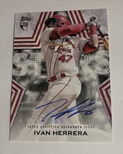 2023 Topps Baseball Stars Autographs (Series 1) Ivan Herrera #BSA-IHE card