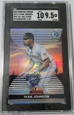 2022 Bowman Chrome 2021 AFL Fall Stars Ivan Johnson #AFLS-3 card