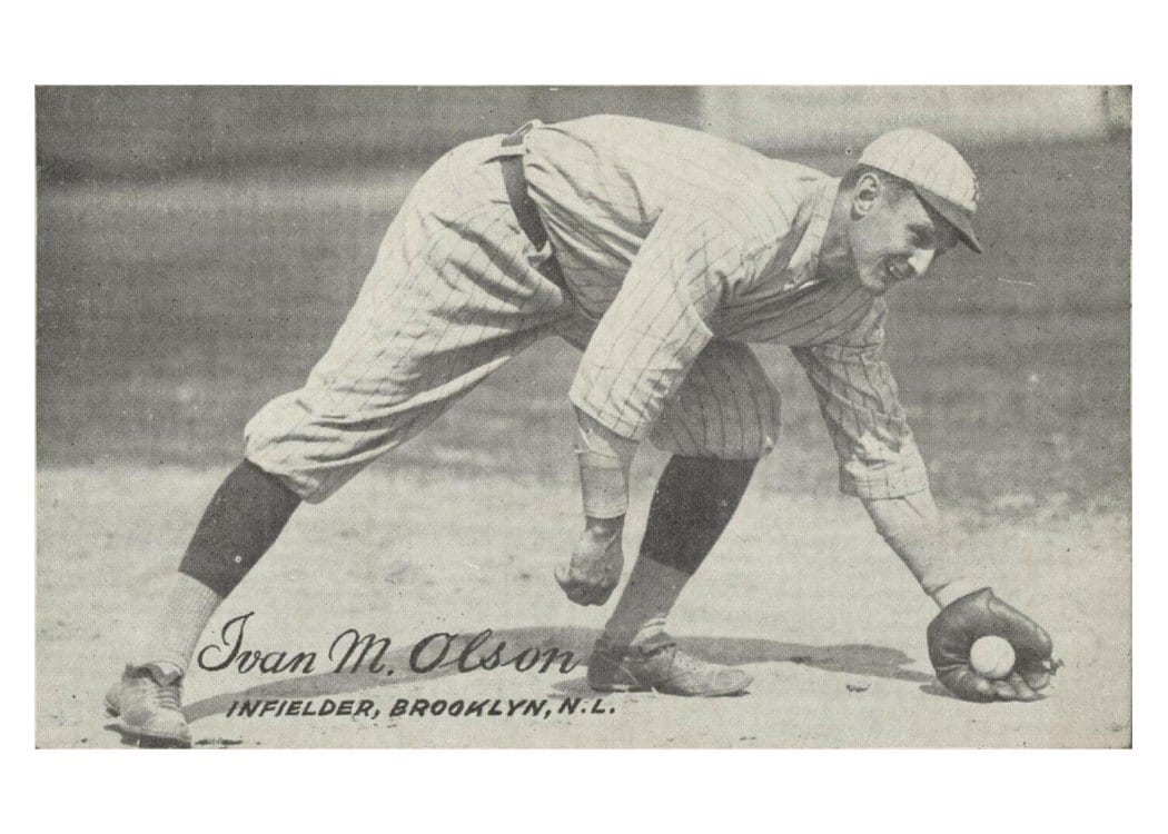 1921 Exhibits Ivan M. Olson card