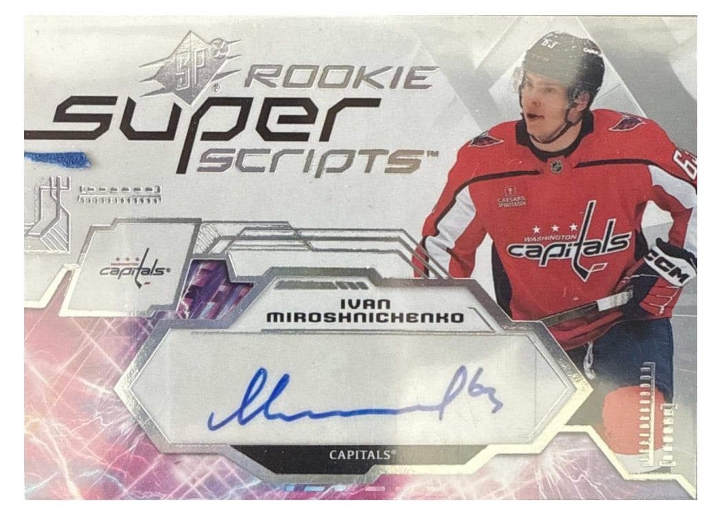 2023-24 SPx Rookie Superscripts Ivan Miroshnichenko #SSR-IM card
