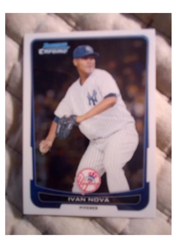 2012 Bowman Chrome Ivan Nova #49 card