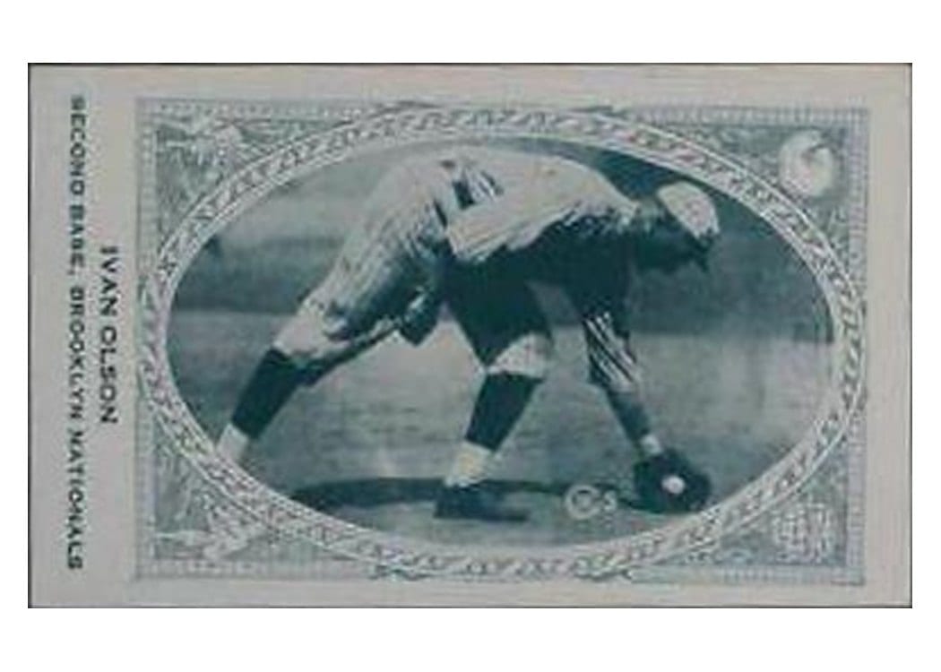 1922 E120 American Caramel Ivan Olson card