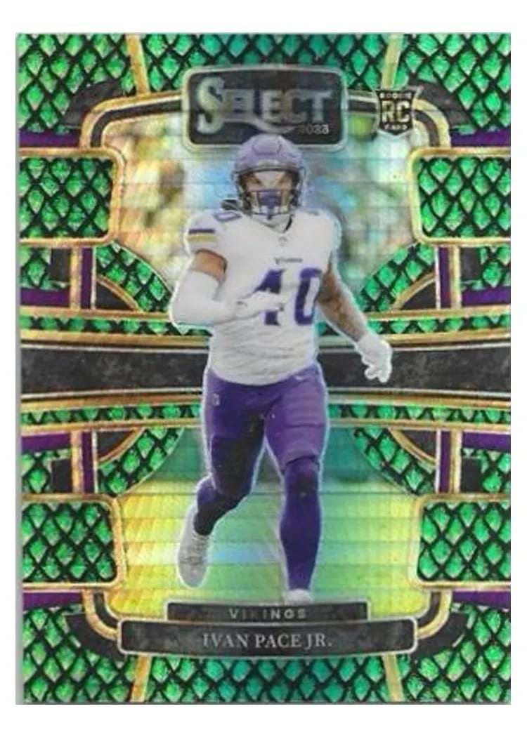 2023 Panini Select Base Set Ivan Pace Jr. Dragon Scale Prizm #64 card