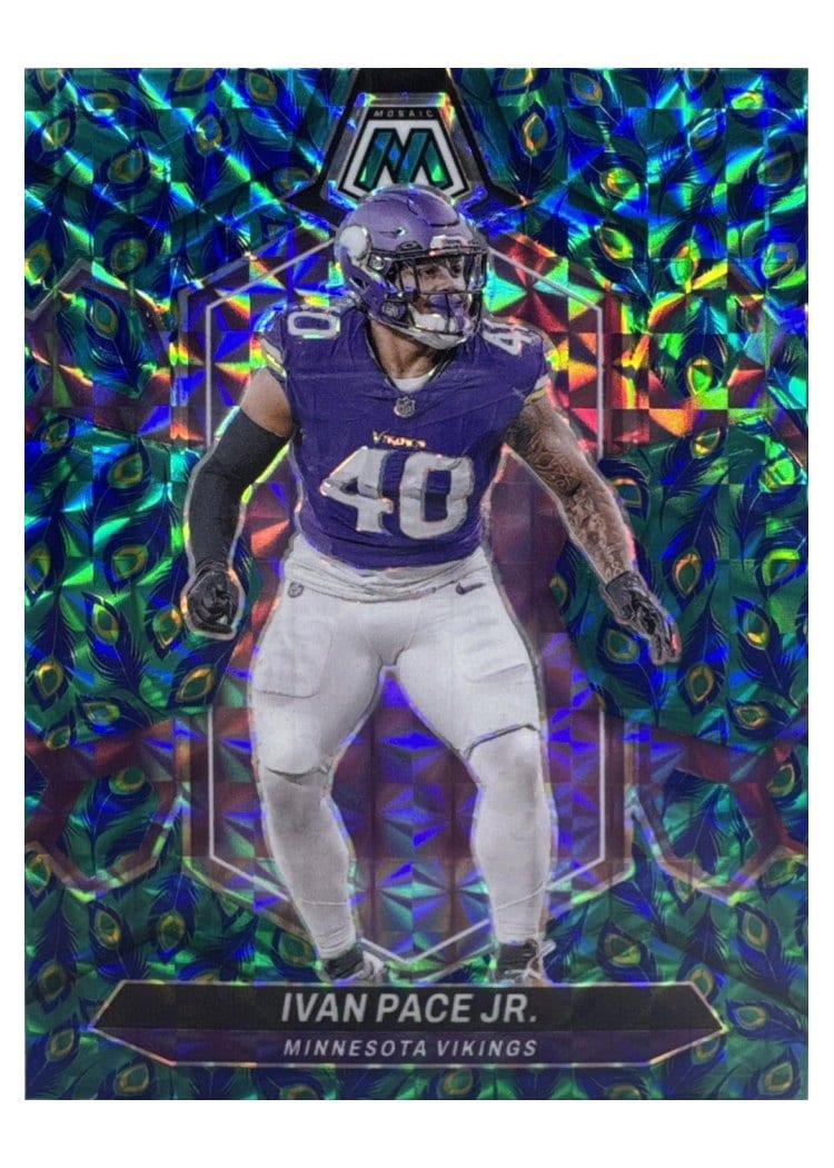 2024 Panini Mosaic Base Set Ivan Pace Jr. Peacock Choice #146 card