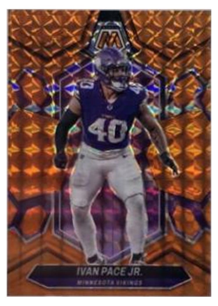 2024 Panini Mosaic Base Set Ivan Pace Jr. Orange #146 card