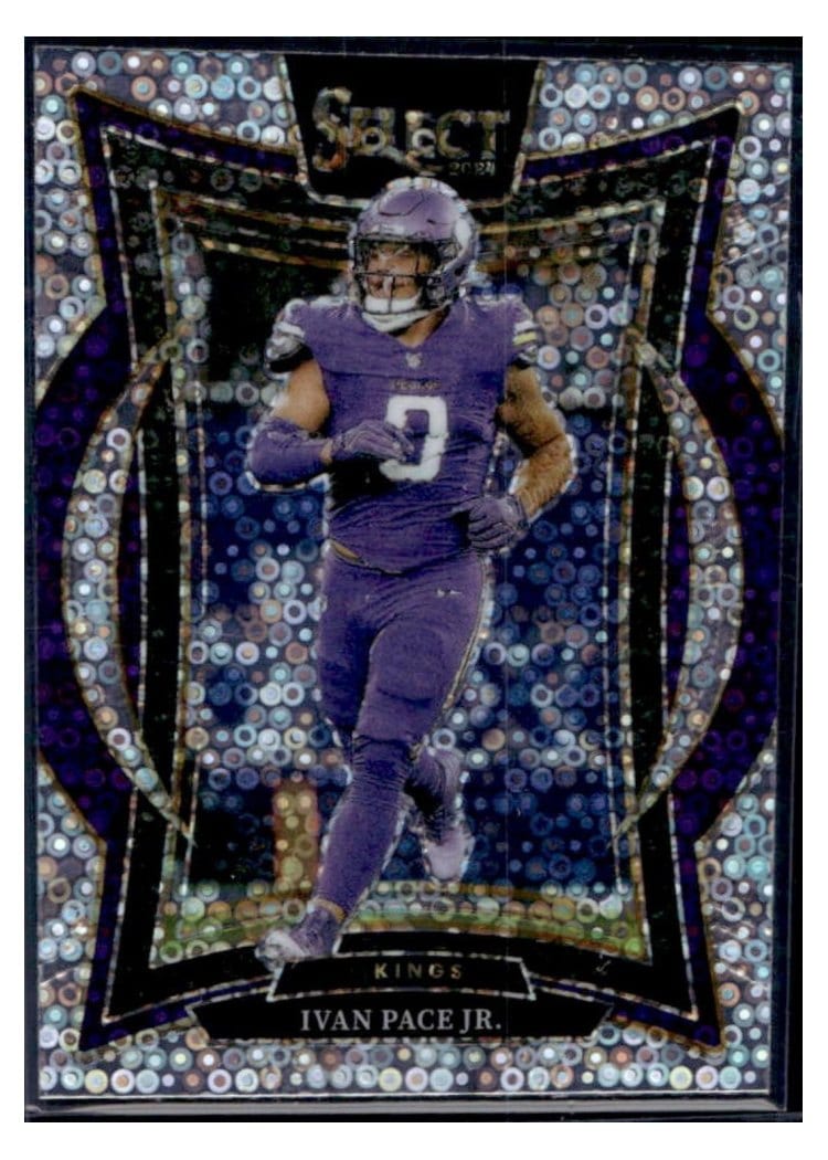 2024 Panini Select Base Set Ivan Pace Jr. Disco Prizm #62 card