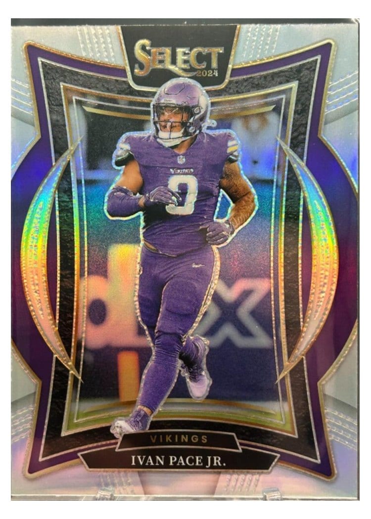 2024 Panini Select Base Set Ivan Pace Jr. Silver Prizm #62 card