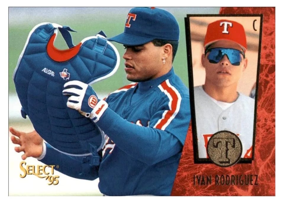 1995 Select Ivan Rodriguez #63 card