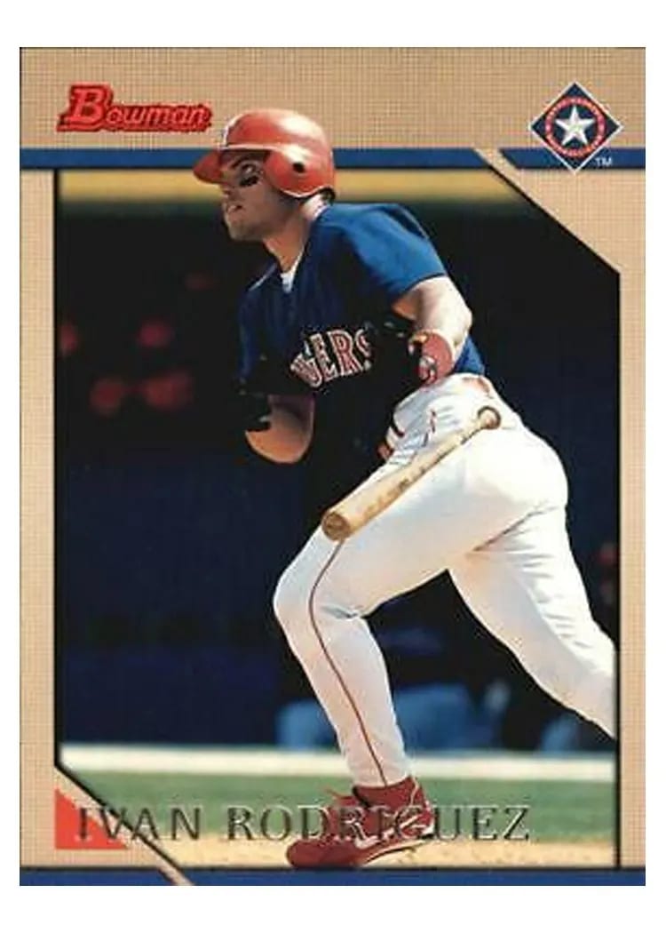 1996 Bowman Ivan Rodriguez #3 card
