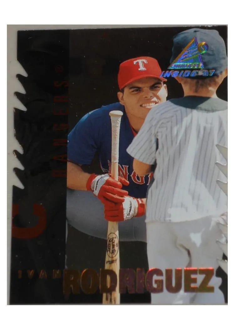 1997 Pinnacle Inside Ivan Rodriguez #48 card